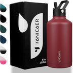 Insulated Water Bottle 87oz, Triple Wall Vacuum Stainless Steel, Leak Proof & - Image 7