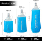 WILDREEDS 150ml Soft Flask, TPU Collapsible Soft Water Bottle - Image 5