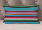 EKOBLA Decorative Lumber Cushion Case Mexican Stripes Pattern Ethnic Cinco De - Image 4