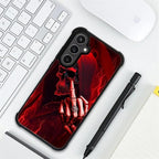 for Samsung Galaxy S23 FE Case, Gestures Funny Skull Pattern Graphic Design - Image 7