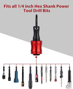katerk 6pcs Red&Black Bit Holder - Image 3