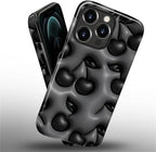 for iPhone 11 Case, HL2 Cute Cool Cherry Black Hybrid 2 Layer Hard Shell - Image 2