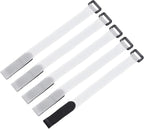 MECCANIXITY 5Pcs Reusable Battery Tie Down Straps, 0.8x12" White Nylon by MECCANIXITY