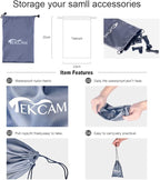 TEKCAM Action Camera Carrying Case Protective Storage Bag Compatible - Image 4