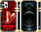 Compatible with iPhone 12 12 Pro Case, Elegant High Heels Luxury Golden - Image 2