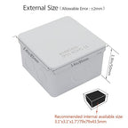 LeMotech Junction Box, Electrical Box IP55 Water Resistant Dustproof ABS - Image 2