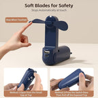 Mini Handheld Fan, USB Rechargeable 3 IN 1 Personal Cooler Fans - Image 5