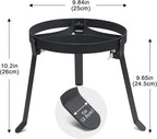 Cooking Tripod for Campfire, 9.8Inch Durable Steel Campfire Tripod for Cooking - Image 2