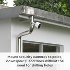 Holicfun No-Drill Outdoor Security Camera Pole Mount, Universally Compatible - Image 2