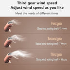 AOCOOLFAN Portable Neck Fan, Mini Small Personal Handheld Fan USB Rechargeable - Image 4