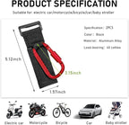 KVAEY 2 Pack Multipurpose Hook for Hanging Helmet, Durable Carabiners, Roll Bar - Image 2