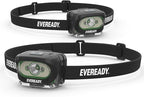 Rechargeable LED Headlamps by Eveready, IPX4 Water Resistant Head Lights by Eveready