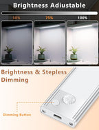 Under Cabinet Rechargeable Lighting: 12 Inch Motion Sensor Dimmable Lights - Image 3