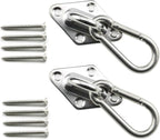 heyous 2 Set M8 Suspension Ceiling Wall Mount U Hook Anchor Hanger Stainless by heyous