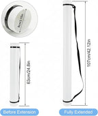 DEWEL Poster Tube, Waterproof Poster Holder Plastic Expandable - Image 2