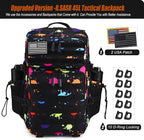 45L Tactical Backpack for Men Women, Military Assault Pack - Image 2