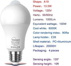 McDen Motion Sensor Light Bulb, Indoor Motion Activation Detector Light Bulb - Image 4