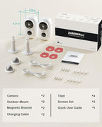 ZUMIMALL Security Cameras Wireless Outdoor, 2 Packs, 2K Cameras - Image 8