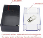 Project Box IP65 Waterproof Junction Box ABS Plastic Black Electrical Boxes DIY - Image 4