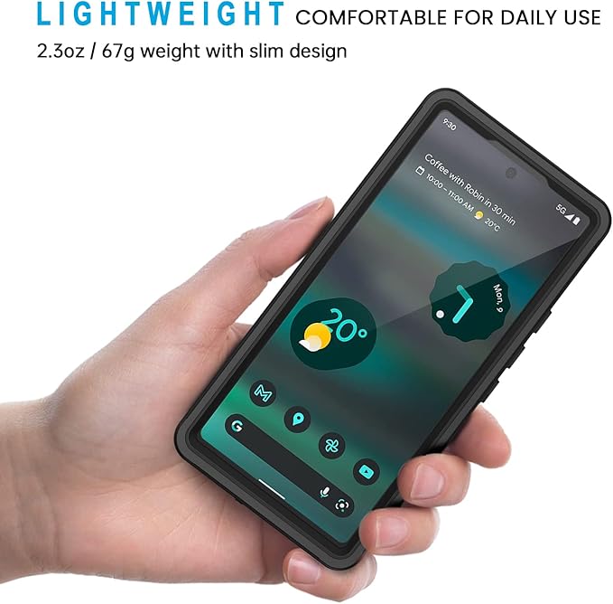 Lanhiem for Google Pixel 6a Case, IP68 Waterproof Dustproof - Image 2