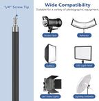13ft Heavy Duty Light Stand Photography, Sdfghj Air Cushioned 13'/160inch/400cm - Image 3