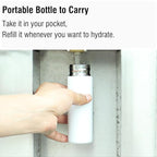 Cute Small Water Bottle, 4.4 Fl. Oz, Mini Slim Flask - Image 6