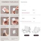Self-Adhesive Foldable Hook | Wall-Mounted Power Cord Organizer | Razor Holder - Image 6