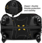 Black Cat Elastic Luggage Cover, Suitcase Protector - Image 4