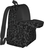 cfpolar 17 Inch Backpack Dark Gray Cheetah Leopard Print Laptop Bag Shoulder - Image 8