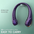 FrSara Neck Fan, Portable Personal Fan Strong Wind, Air Volume, 360° Cooling - Image 6