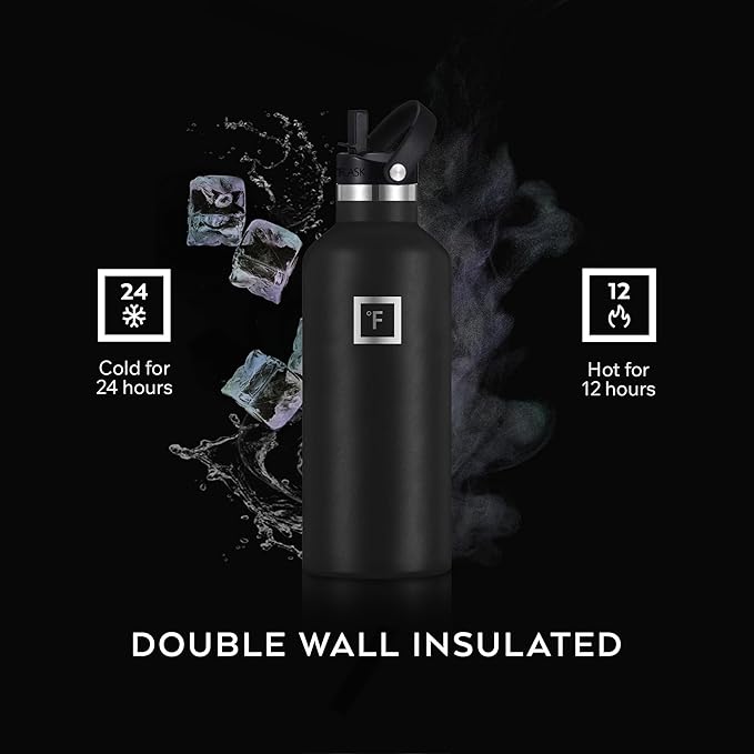 IRON °FLASK Camping & Hiking Hydration Flask - 24 oz Lavender - Image 4