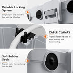 RESTMO 5-Piece Outdoor Waterproof Electrical Box Set – 12.5" x 8.5" x 5" Large - Image 4