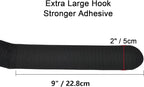 2 x 60 Inch Hook and Loop Cable Tie, 6 Pack Heavy Duty Adjustable Fastening - Image 5