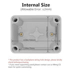 LeMotech Junction Box IP67 Waterproof Dustproof ABS Plastic Project Box - Image 3