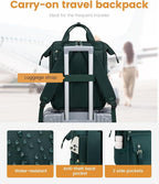 LOVEVOOK Laptop Backpack for Women Work Travel Backpack Purse, Nurse Bags - Image 5