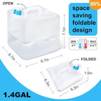 2 Pack Collapsible Water Container - Image 3