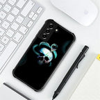 for Samsung Galaxy S21 Plus Case, Skeleton Winding Snake Pattern Graphic Design - Image 7