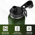 Navigate 32 oz Insulated Stainless Steel Sports Water Bottle - Image 5