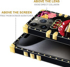 Compatible with iPhone 16 Pro Max Case, Queen Lip Crown Leopard Print Luxury - Image 6