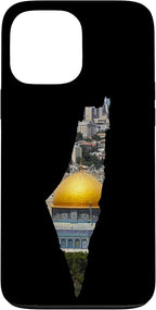 Palestinian Map Al Aqsa Jerusalem in Palestine Case by Unknown