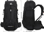 Bseash 60L Hiking Camping Backpack - Image 2