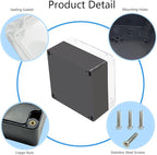 Project Box IP65 Waterproof Junction Box ABS Plastic Black Electrical Boxes DIY - Image 5
