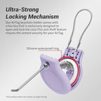 for AirTag Holder with Wire Cable, 4 Pack IPX8 Waterproof PC Hard Case - Image 2