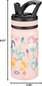 Fanhaw 14 Oz Kids Insulated Water Bottle - Image 7