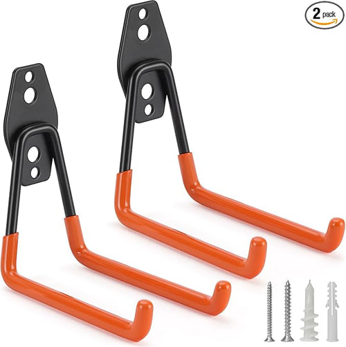 2 Pack Garage Hooks Heavy Duty Storage Organizer Wall Mount Power and Garden by LUPYJI