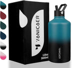 Insulated Water Bottle 128oz, Triple Wall Vacuum Stainless Steel, Leak Proof & - Image 7