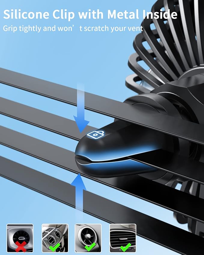 TriPole Car Fan USB Powered - Image 2