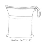 ALVABABY 2pcs Cloth Diaper Wet Dry Bags Waterproof Reusable - Image 4