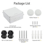 LeMotech Junction Box, Electrical Box IP65 Water Resistant Dustproof ABS - Image 7