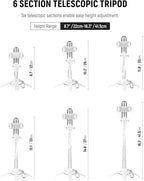 NEEWER Selfie Stick with Detachable Bluetooth Remote Shutter, Lightweight - Image 2